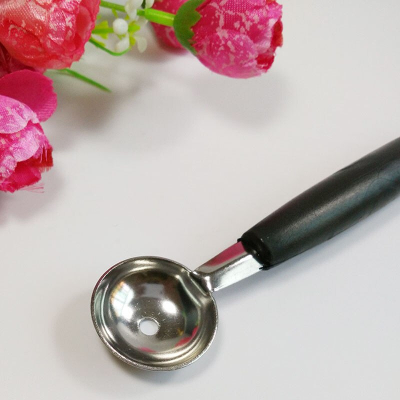 Rustfrit stål vandmelon frugt melon ske dobbelt størrelse køkkenværktøjssæt