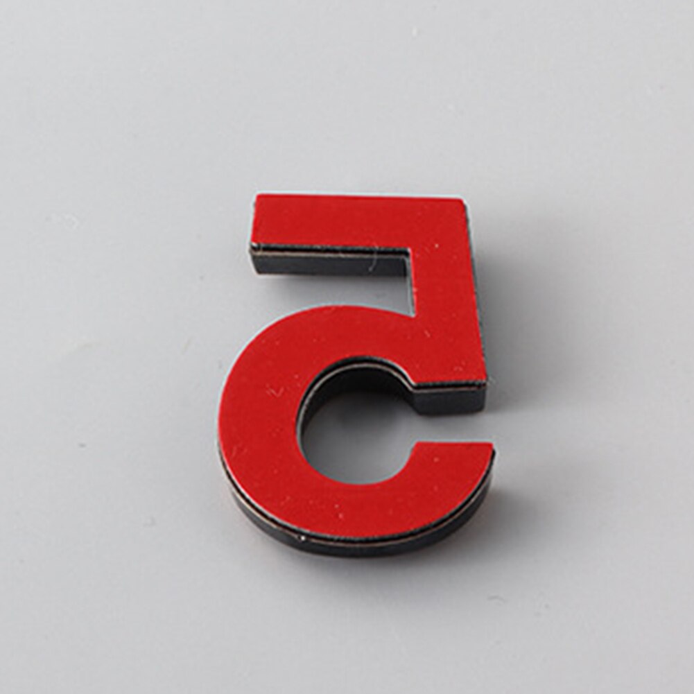 6cm Plated House Door Plaque Address Number Digit Figure Plate Sign Hotel Decor