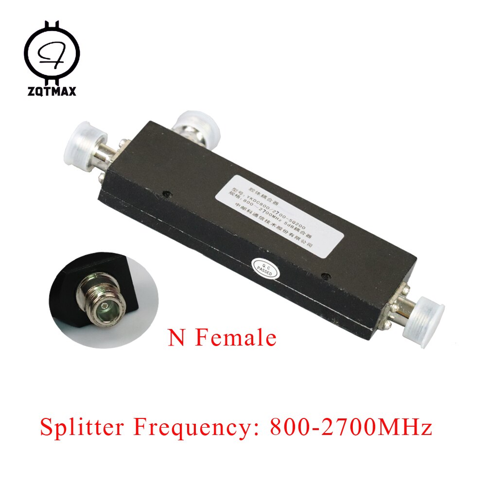 Zqtmax 2 Way Cavity Power Splitter Divider Voor Mobiele Telefoon Signaal Booster/Repeater/Versterker En Walkie Talkie