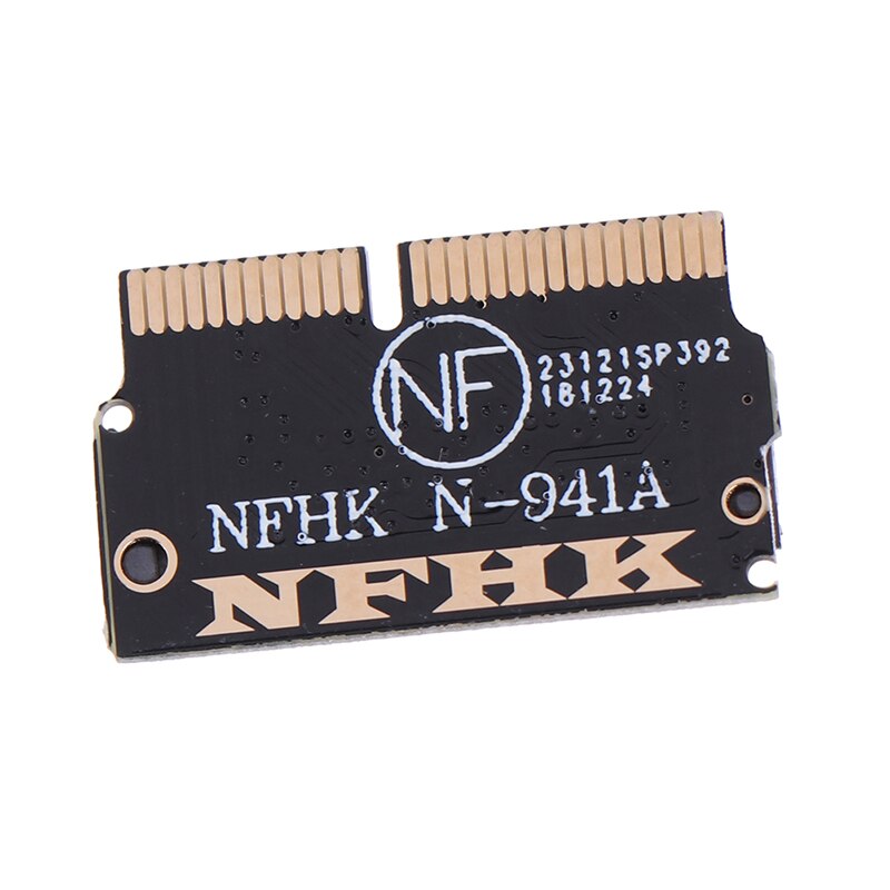 1x pci-e x4 m.2 ngff para cartão adaptador ssd para macbook air a1465 a1466 a1398 a1502