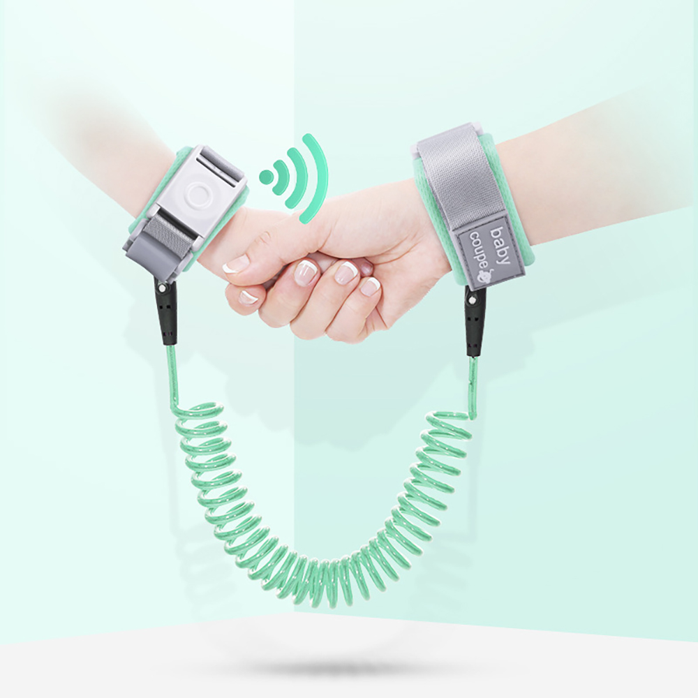 OLOEY Baby Harness Anti Lost Wrist Link Magnetic Induction Lock With Night Vision Reflective Rope Baby Safety Harness Strap Rope