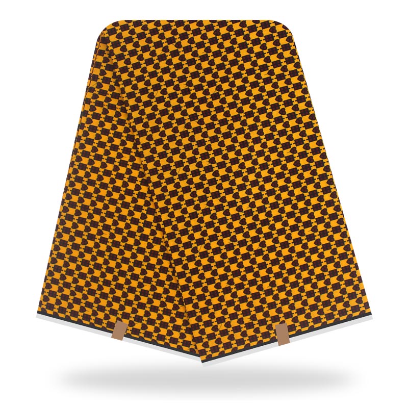 Tela de algodón encerado de estilo africano Nederlands , , tela de algodón, Material de tela africana de , 6 yardas