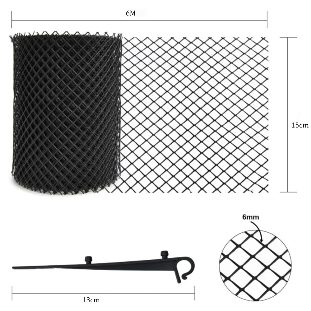 Plastic Drainage Goot Bewaker Plastic Mesh Guards Installeren Goten Cover