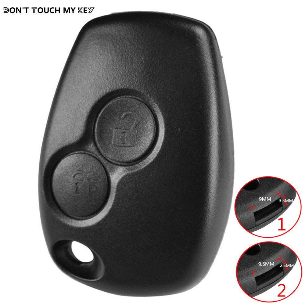 Para Renault Trafic Clio Kangoo Modus Twingo para Dacia Duster Logan Sandero Movano Terrano reemplazo de carcasa de llave remota de coche