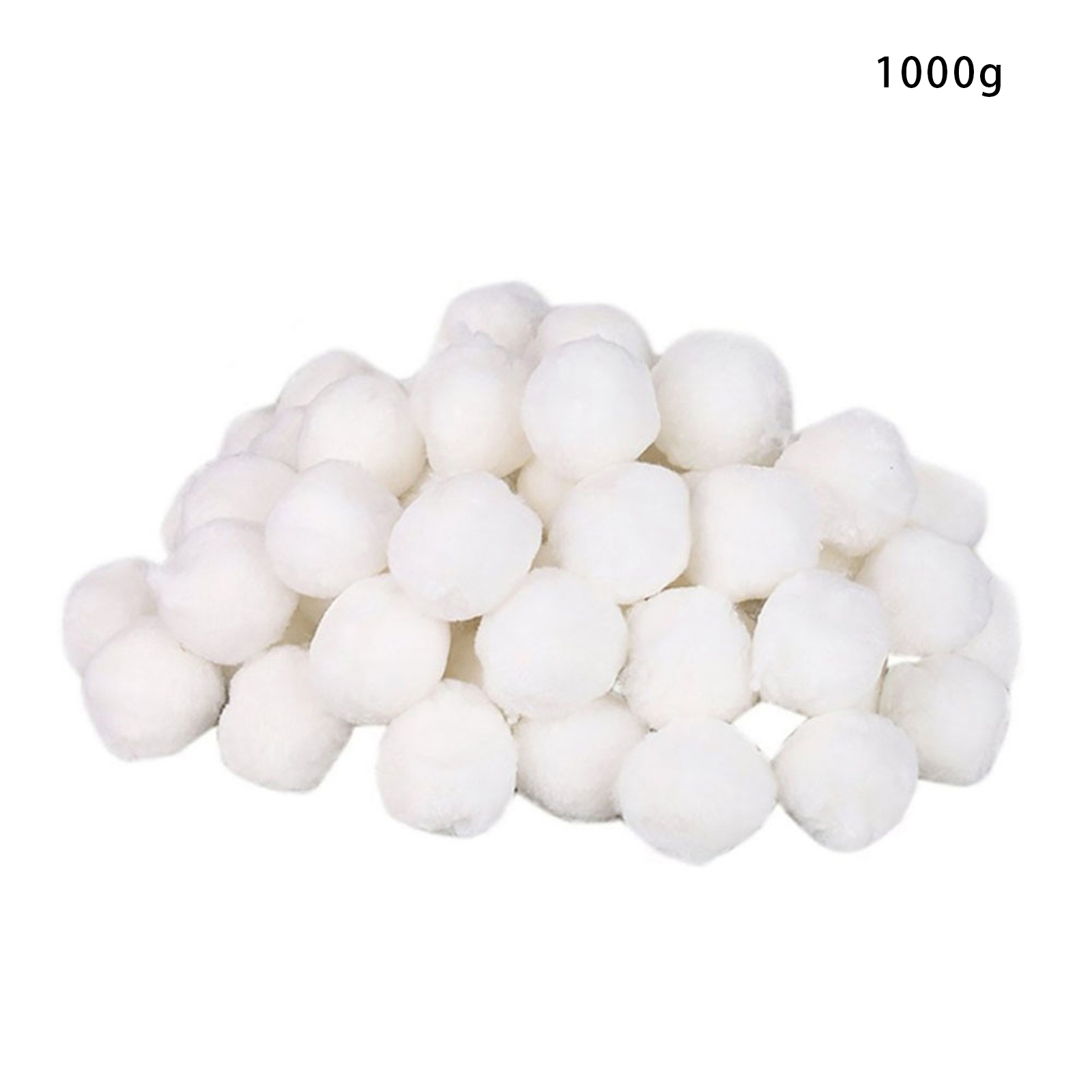Bolas de filtro de piscina forte adsorção prática fibra filtro meios reutilizáveis para piscina aquário tanque de peixes ferramentas de limpeza: 2.2lbs