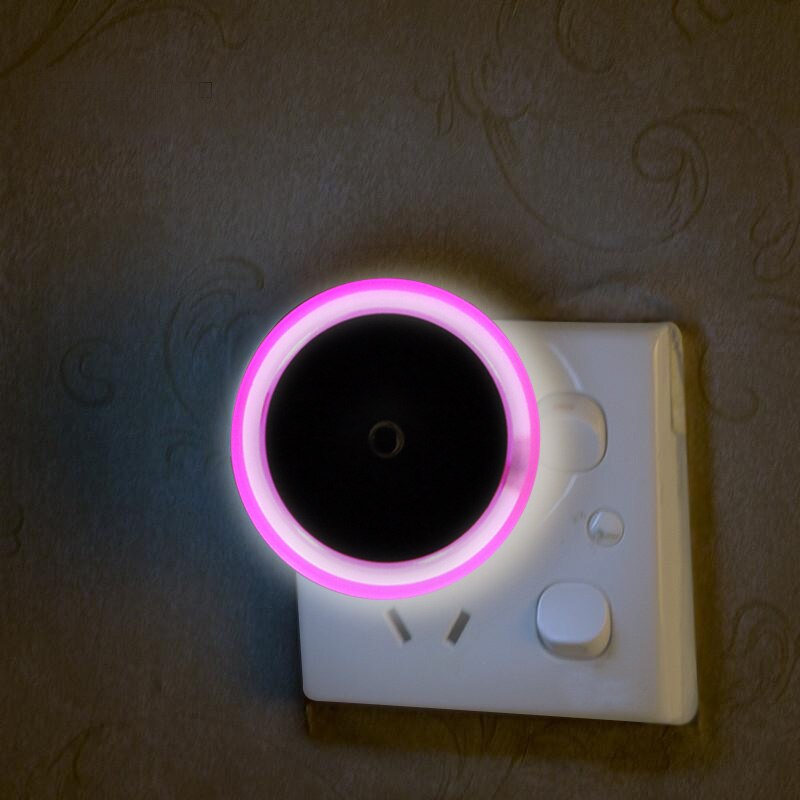 Light Sensor Controle Nachtlampje Armatuur Schemeringsdimmer Sensor Slaapkamer Inductie Plug-in LED Lamp Voor Baby Hal keuken Muur