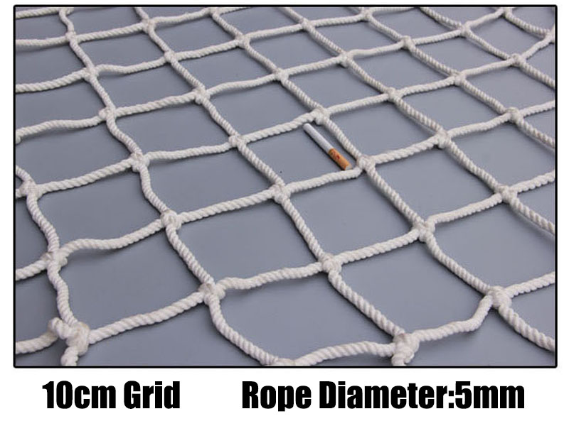 3/5/10cm Grid Nylon Safety Netting Stair Balcony Safety Protection Fence Kids Toddler Safe Deck Anti Falling Net Custom made: M / Gold