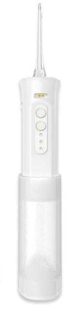 Mkocean irrigatore orale portatile ufficiale 3 modalità Flosser per acqua ricaricabile USB 170ML Flosser dentale professionale per acqua: White