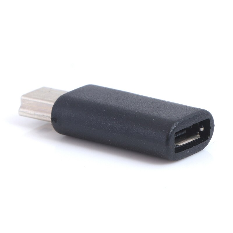 1Pc x Adapter Input Micro USB+Output Mini USB Micro USB Female to Mini USB Male