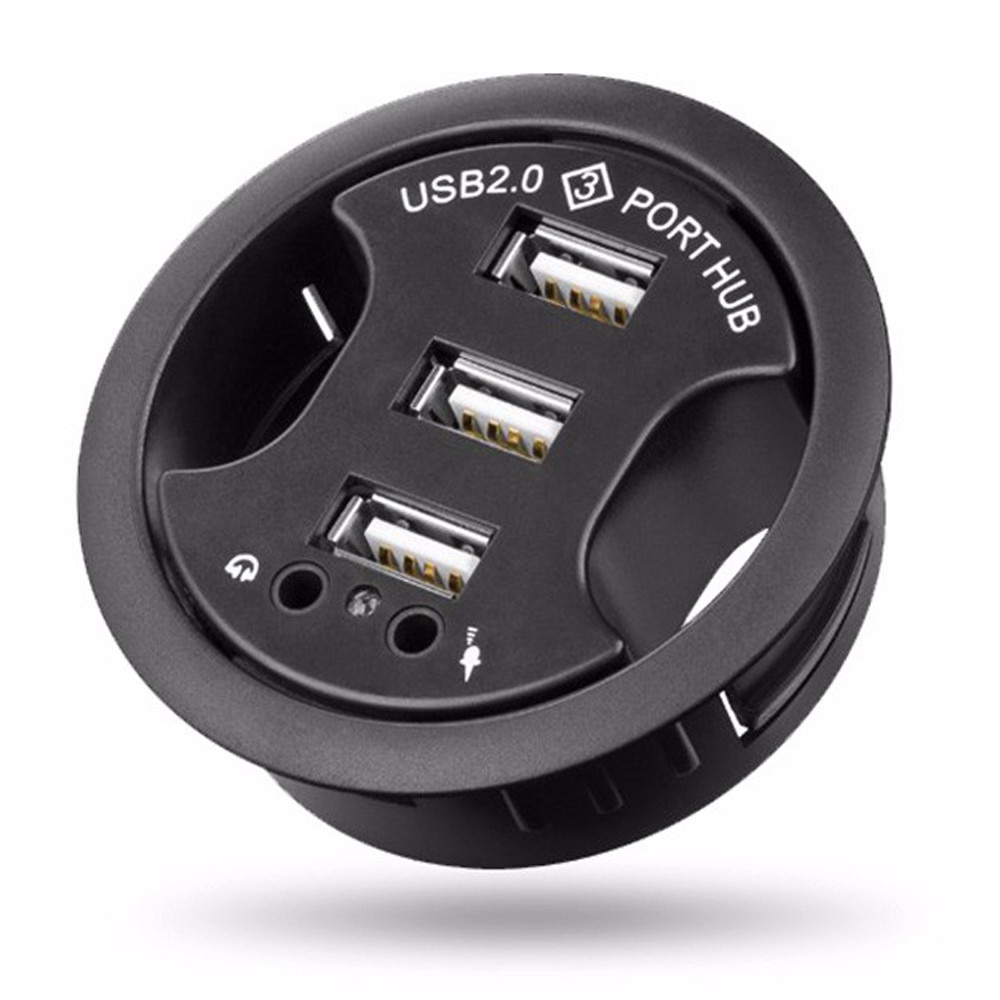 Monteer in bureau 3- -poorts usb 2.0 hub-adapter en externe stereo-geluidsadapter combo usb-hub ugreen type c computeraccessoires #20: 3-- poorts usb 2.0