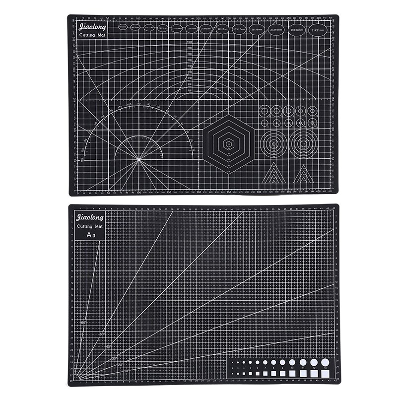 1pc skæreunderlag patchwork cut pad  a3 skærebræt dobbeltsidet selvhelbredelse: A1