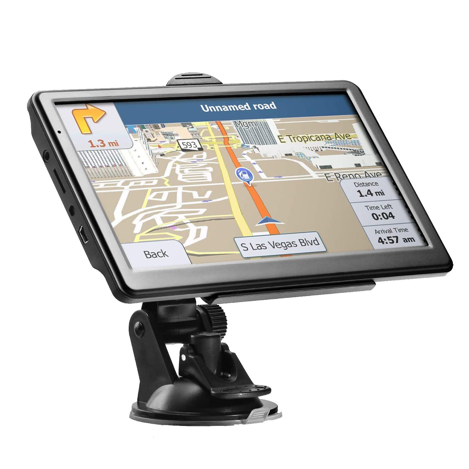 Navegador Gps portátil Navigator 8GB 256MB sombrilla Gps voz Real hablado dirección recordando mapa actualizar pantalla táctil del coche