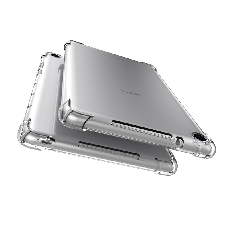Hoesje voor huawei mediapad  m5 8.4 10.1 10.8 hoesje, transparant zacht siliconen hoesje voor huawei  t5 10.1 8 inch  t3 7/8/9.6 m3 hoesje