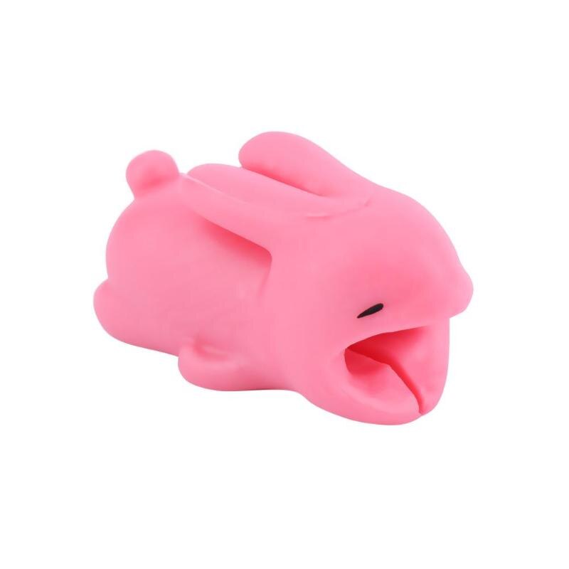 Data Cable Protection Sleeve Cable Winder Cute Animal Bite Cable Protector For iPhone Panda Bites Doll Model Holder Cable Winder: G
