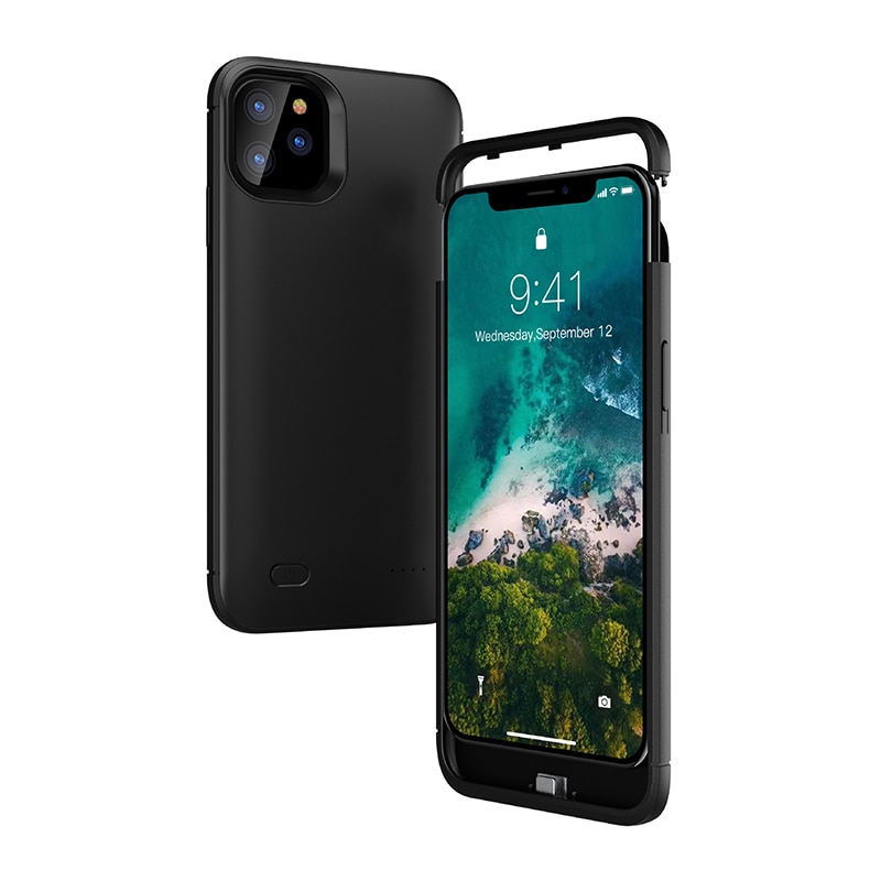 Pour iPhone 11 11pro 11 pro Max téléphone batterie étui 5200mAh 6200mAh chargeur batterie externe batterie externe housse de téléphone
