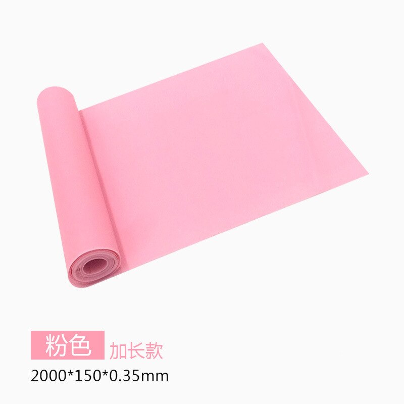 2m Long Yoga Tension Strap Latex Fitness Body-hugging Stretch Pull Paster Training Resistance PCs Yoga