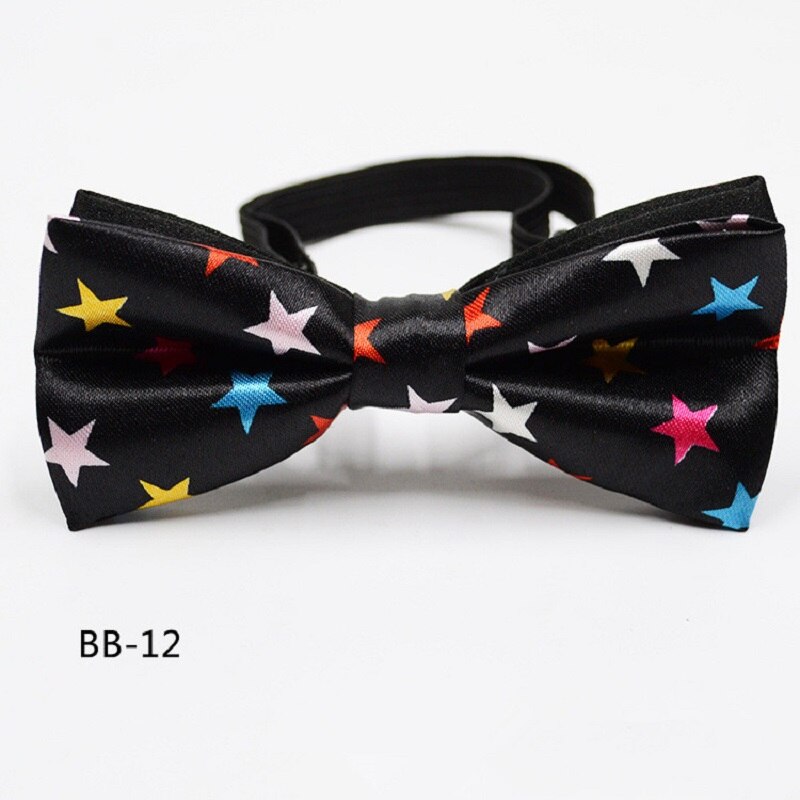 Corbata de lazo clásica a rayas Pliad mariposa para niños accesorio de escolar niños niñas pajarita para el cuello pajarita de poliéster: 12