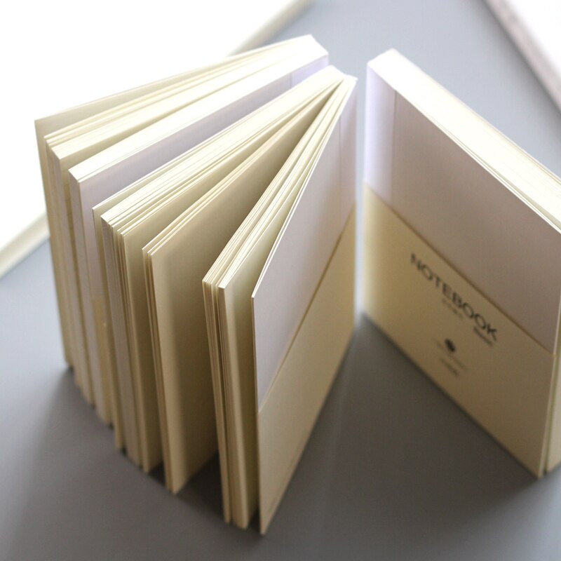 Yoofun 80sheets Business A5 A6 Blank Grid Horizontal Line Notebook Planner Agenda for Office School Stationery Supplies