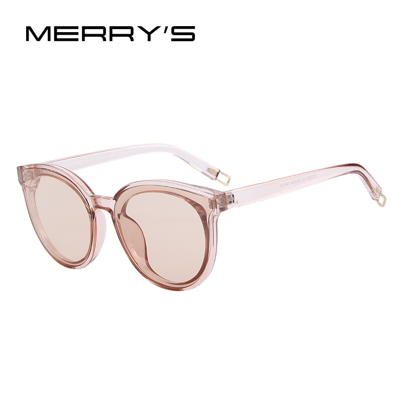 Merry's dames klassieke merk zonnebrillen vintage cat eye zonnebril s' 8094: C07 bruin bruin
