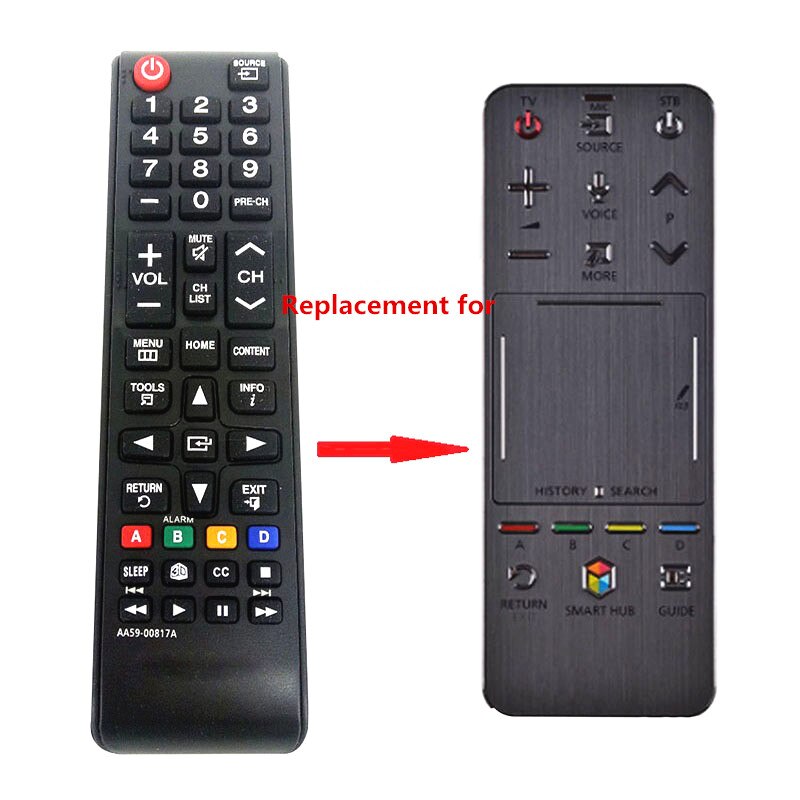AA59-00817A pilot do Samsung 3d smart tv UA55F8000J UA46F6400AJ sterowanie dotykowe Remoto AA59-00782A AA59-00767A