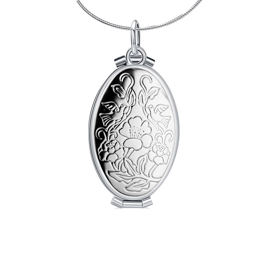 OTOKY Ketting Vrouwen Choker Uitbreiden Foto Medaillon Ketting Hanger Angel Wings Sieraden Decoratie Hanger Ketting 19May03: SL