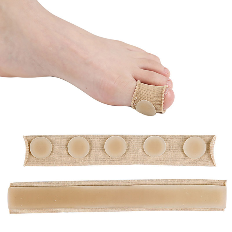 Stof Vinger Teen Protector Separator Buizen Voet Hand Pijnbestrijding Soft Massager Bandage Voetverzorging Gereedschap Eelt Bescherming Gereedschap