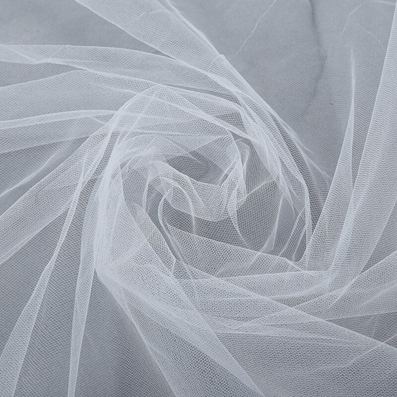 Długie welony ślubne 1.3M 4.3Ft długa koronka krawędź akcesoria ślubne dla nowożeńców Mariage panna młoda Welon ślubny Welon