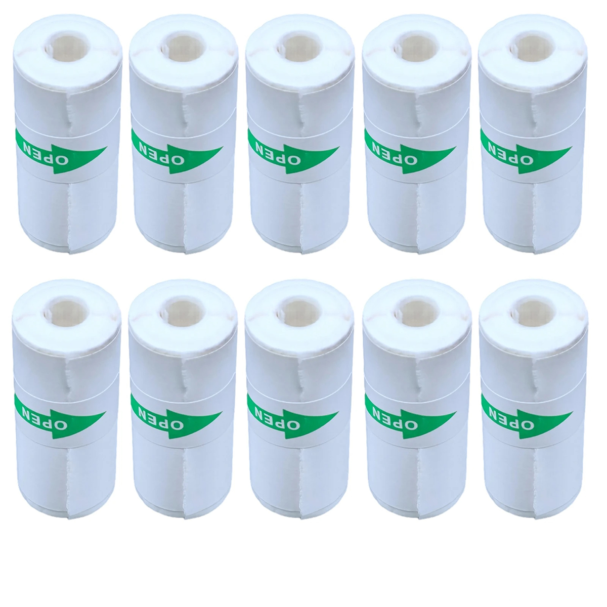 16 rollos de papeles de impresora térmica, 57x25mm, papeles térmicos autoadhesivos, impresoras de etiquetas en Color HD para Mini impresora portátil sin tinta: Negro