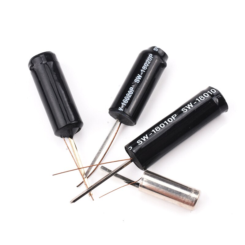 20PCS/LOT SW-18010P SW-18015P SW-18020P SW-58010P 12V Highly Vibration switch Ball Tilt Double bead Angle Spring Sensor Switches