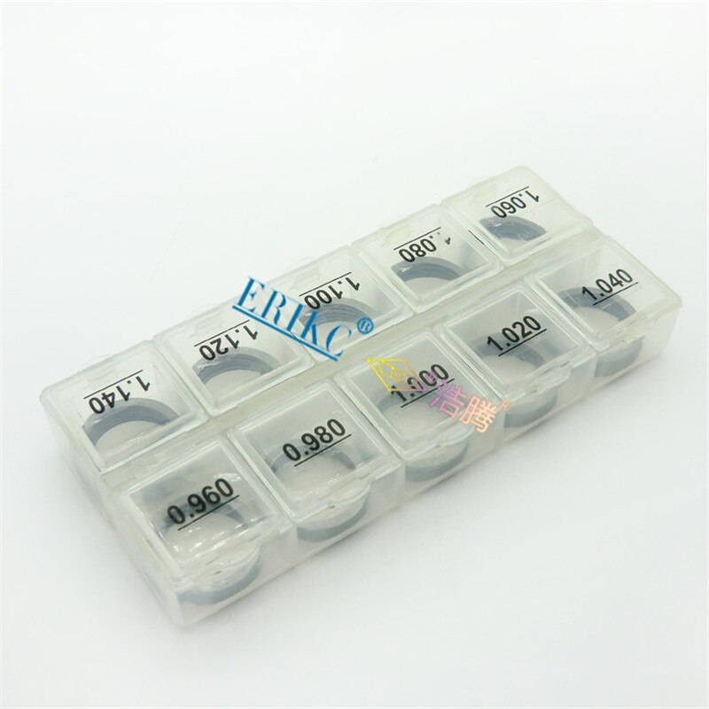 Calibration Shim B25 Size: 0.96mm--1.14mm Injector Solenoid Valve Shim Common Rail Lift Shim Set for Bosch Injector