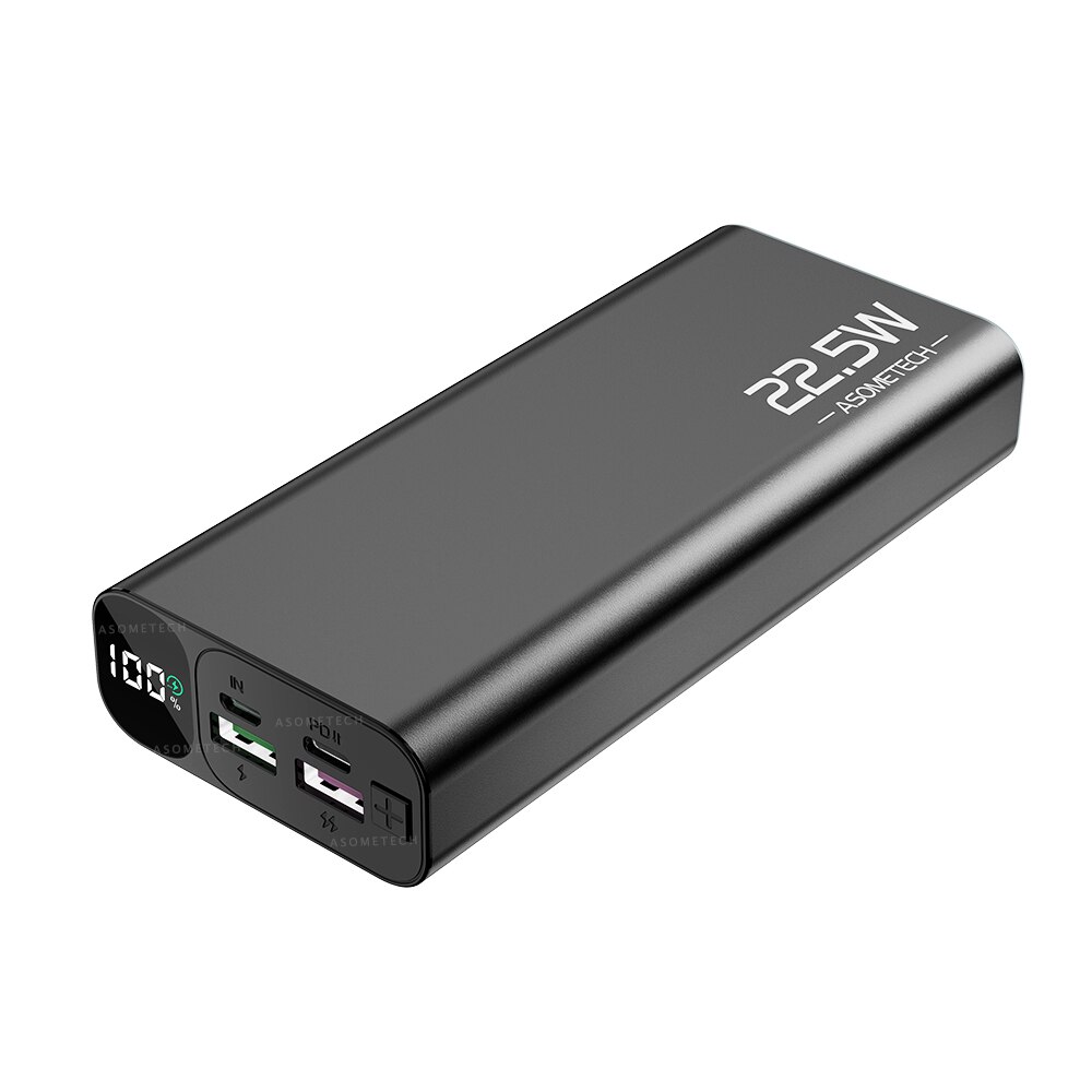 Digital Display Power Bank 20000mAh 5A Super Schnelle Ladung QC 3,0-PD 3,0 Ladegerät Power Externe Batterie Für iPhone Android