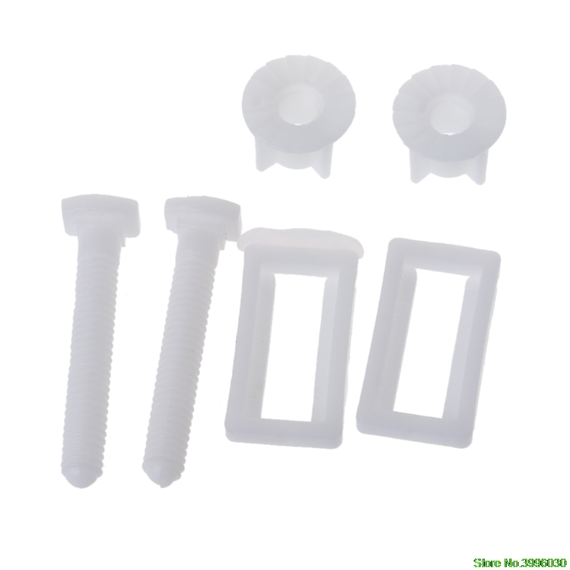 1 Pair Toilet Seat Hinge Bolts Screw Fixing Fitting Kit Toilet Seat