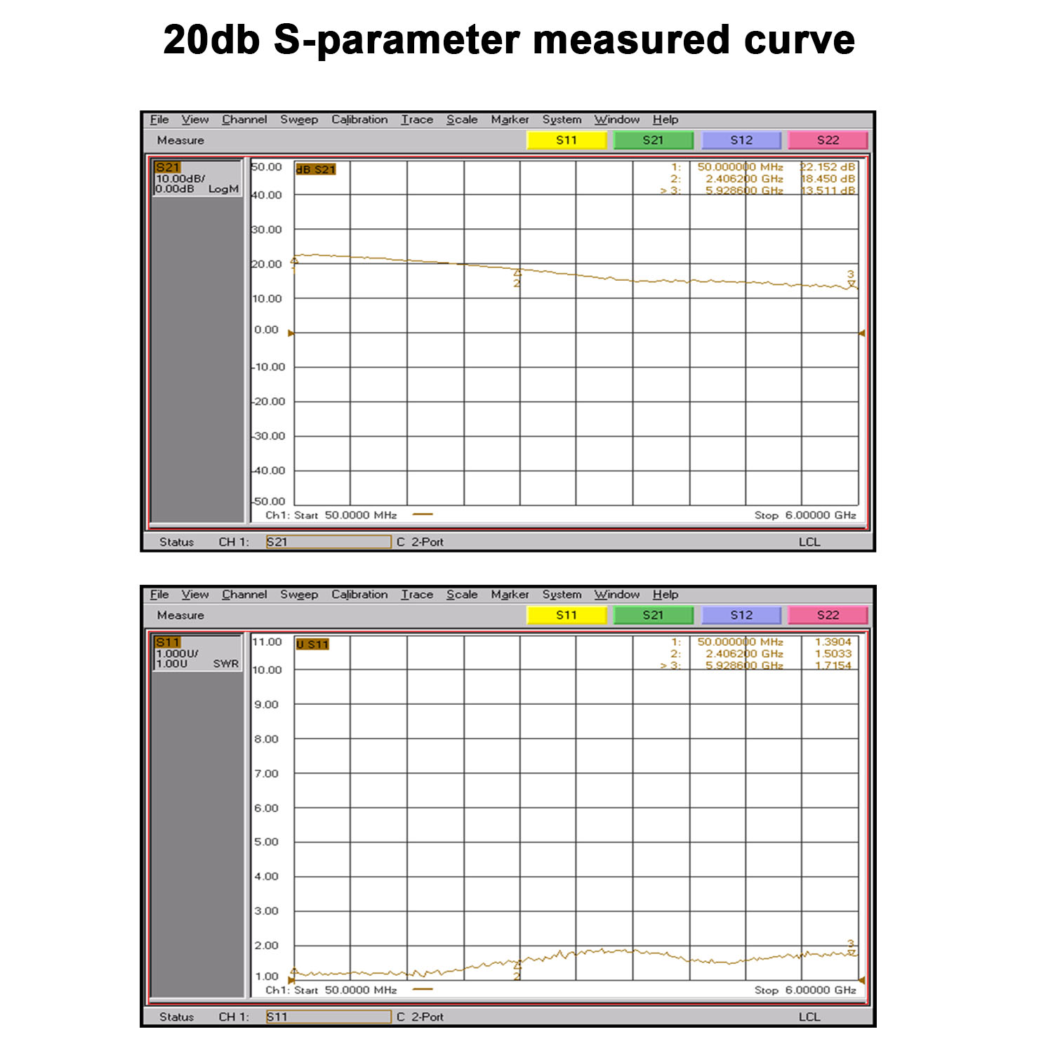 LNA 50Mhz-6Ghz RF Low Noise Verstärker 30DB 20DB Gain Power Signal Drive Empfänger Radio SDR LORA Helium Miner UHF Walkie-Talkie