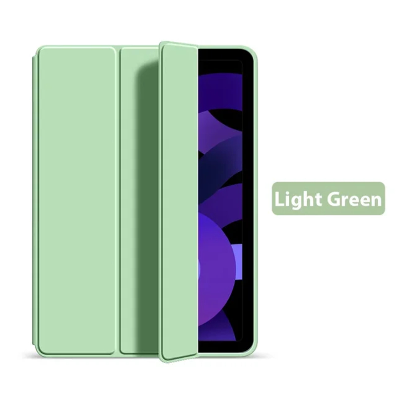 Voor Apple iPad 11e (A16) 2025 Case A3354 A3355 Magnetische Opvouwbare PU Stand Zachte TPU Back Cover Voor iPad 10e Gen 10.9 2022 Funda: ELEVEN / green