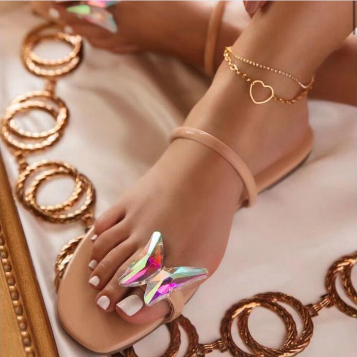 Butterfly Flat Summer Sandals
