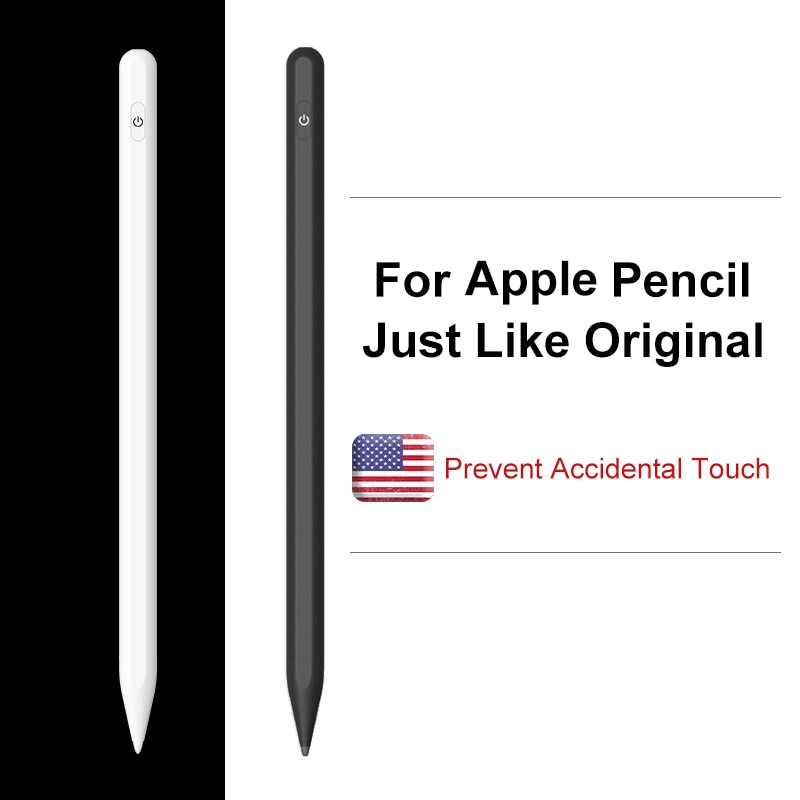 Actieve Stylus Pen Voor Apple Ipad Pro 11 12.9 10.5 9.7 Mini 5 Air Smart Stylus Capaciteit Potlood Palm afwijzing Touch Pen