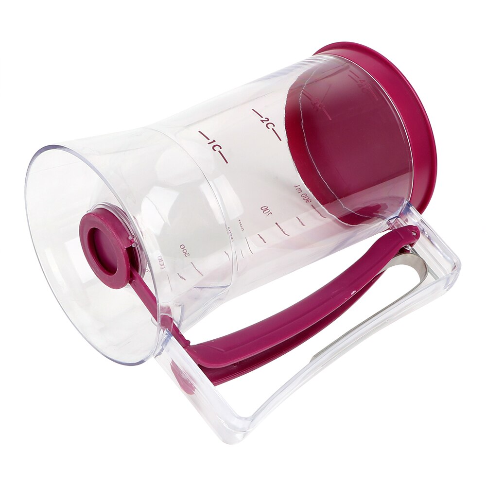 Hilife 900ml bakgereedschappen maatbeker voor cupcakes pannenkoeken koekjes cake muffins beslag bloem pasta dispenser