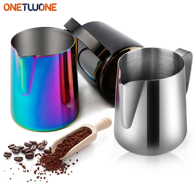 Pichet à lait en acier inoxydable, pour mousseur à café expresso, Barista Craft, Latte