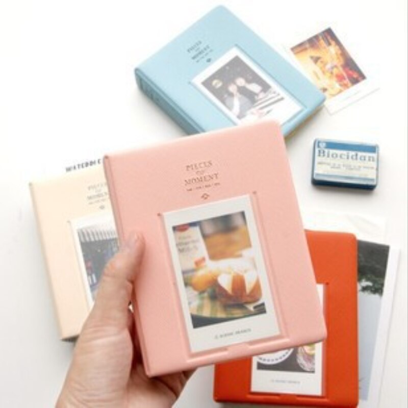 64 lommer polaroid fotoalbum mini øyeblikkelig bilde sak lagring for fujifilm instax mini film 8 korea instax album fotografia