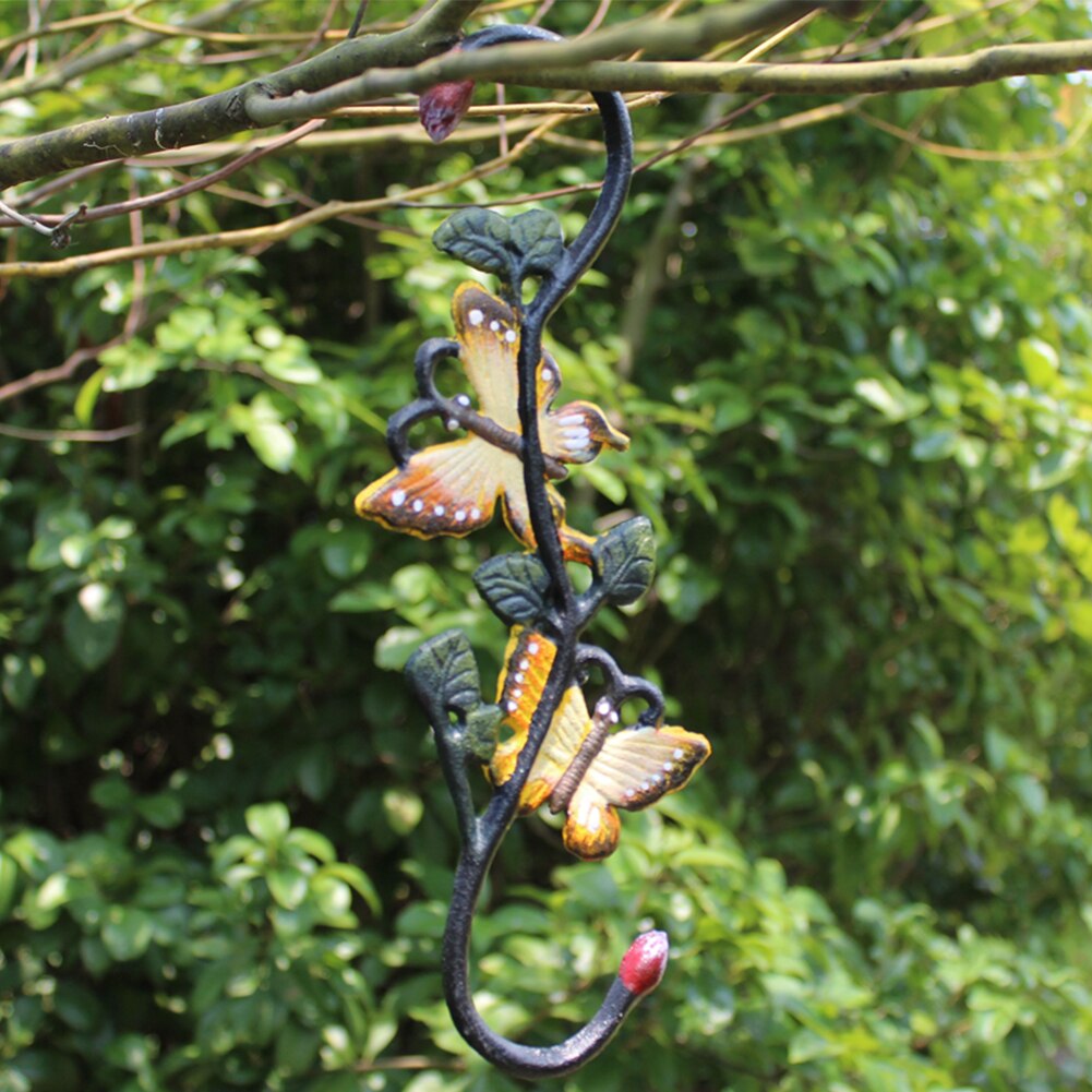 Dier Patroon Home Decor Lantaarns Balkon Indoor Hek S Vormige Outdoor Tuin Zware Bloempot Opknoping Haak Gietijzer