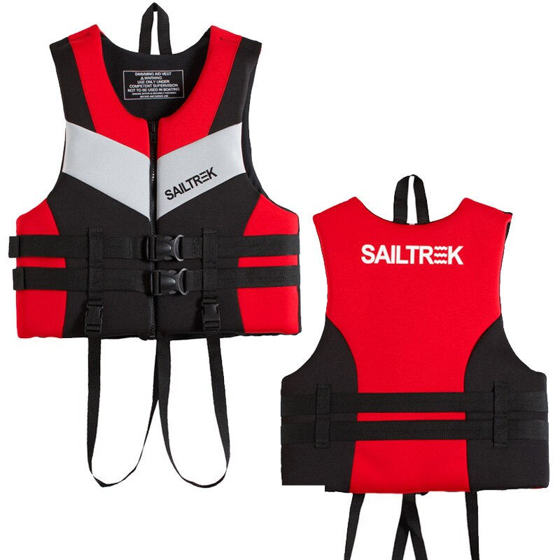 Men Women's Life Jacket Impact Safety Life Vest Buoyancy for Swimming Water Ski Wakeboard Fishing Boating Kayak: ZJ2001A / XL