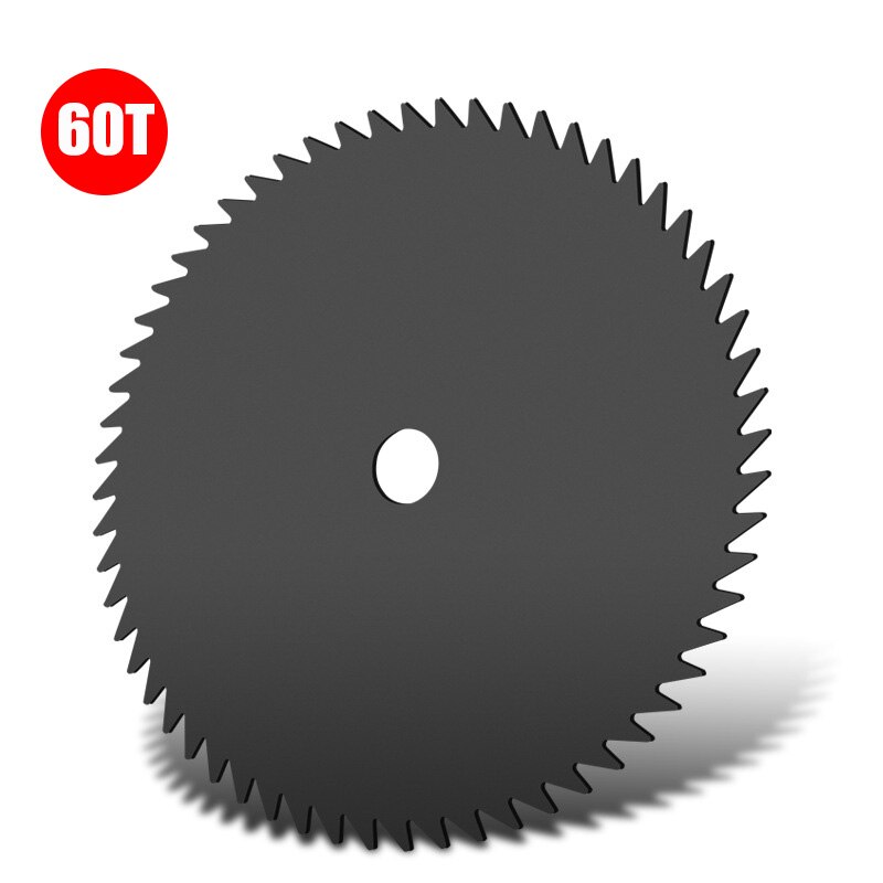 Mangaan Staal Zaagblad 3/4/8/40/60/80 Tanden Voor Bosmaaier Struik Hout Cutter accessoire Gras Trimmer: 60T