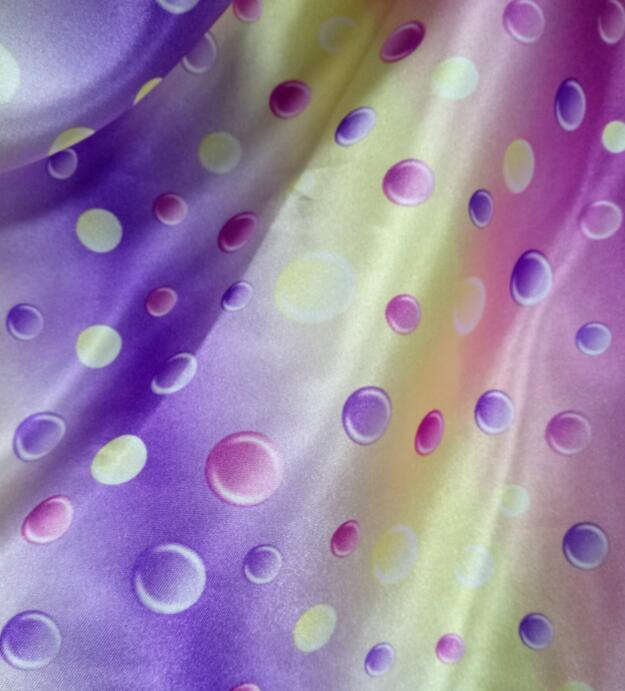Dekoration blankt stof dejligt hjerte trykt charmeuse stof polyester tilda håndværk tørklæde bånd materiale satin stoffer: D1