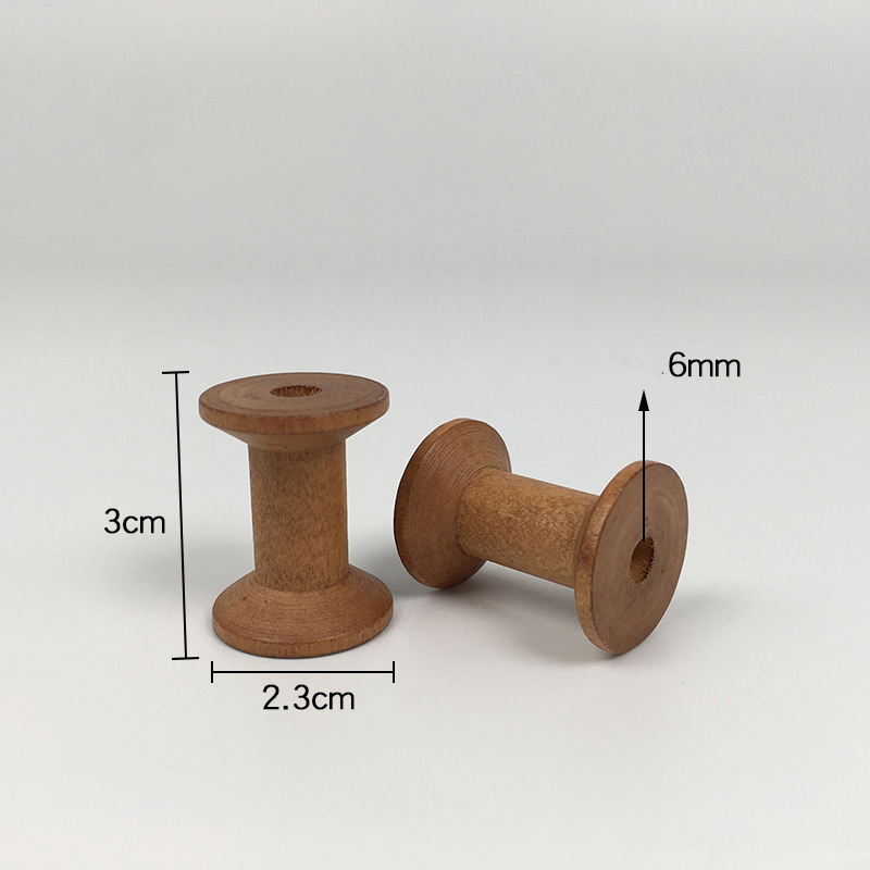 20-100pcs Brown Big Wood Empty Spools Bobbin for Sewing Ribbons Twine Wood Home DIY Tool Thread Wire Lace Spool Supply: S / Light Grey