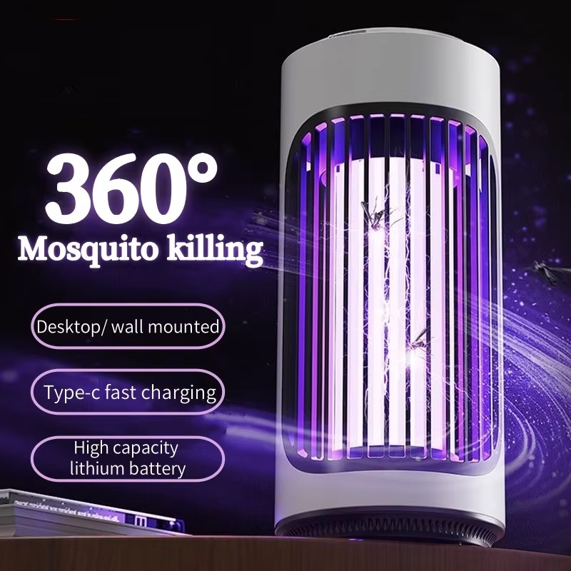 Elektrische Anti Muggen Gloeilamp Buiten Draagbare Camping Binnen Slaapkamer USB Oplaadbaar 5V Anti Muggen Licht Insectenval
