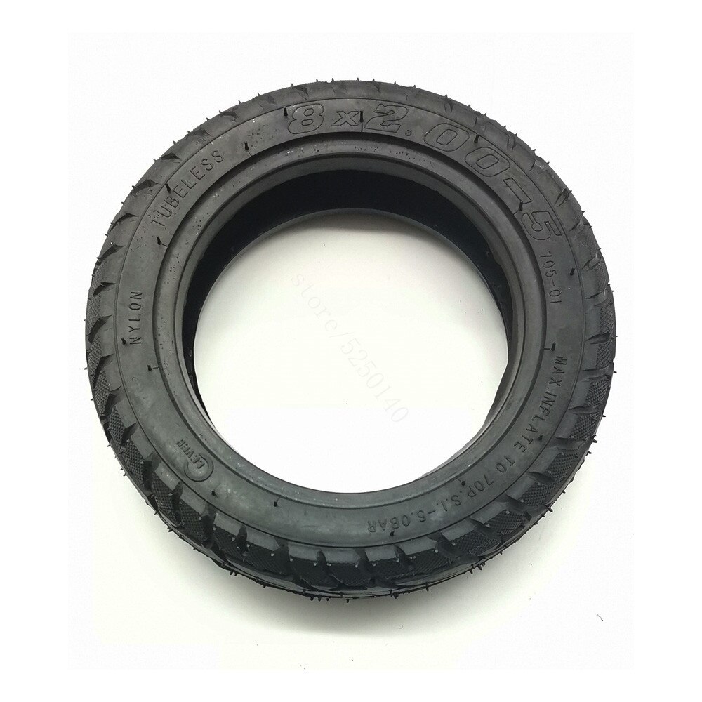 8x2.00-5 Tubless Tyre 8x2-5 Tire for Kugoo C3 S3 S2 MINI Electric BIKE Pocket Bike MINI Bike Electric Wheelchair 8 Inch Tyre