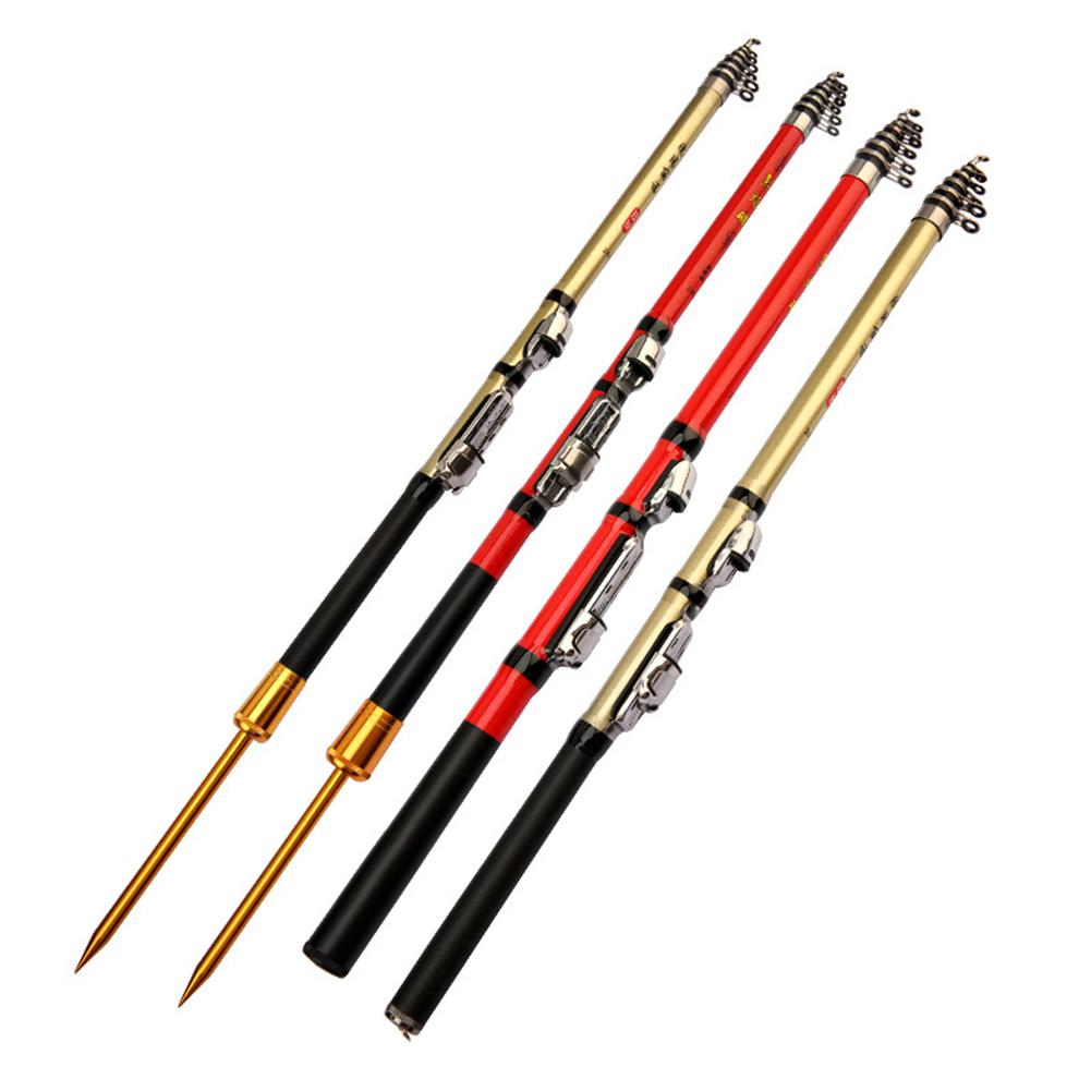 Angelrute Mini Teleskop Keine Pole Rod Carbon Karpfen Fisch Stange Auf Für Boot Felsen Keine Stange Mit Boden stecker 1,8-3,0 m