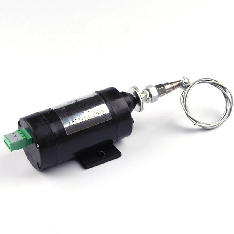 Tipo aperto XHQ-PTG 12v/24v diesel gruppo elettrogeno motore spegnimento solenoide valvola di controllo elettronico taglio di olio di valvola di arresto