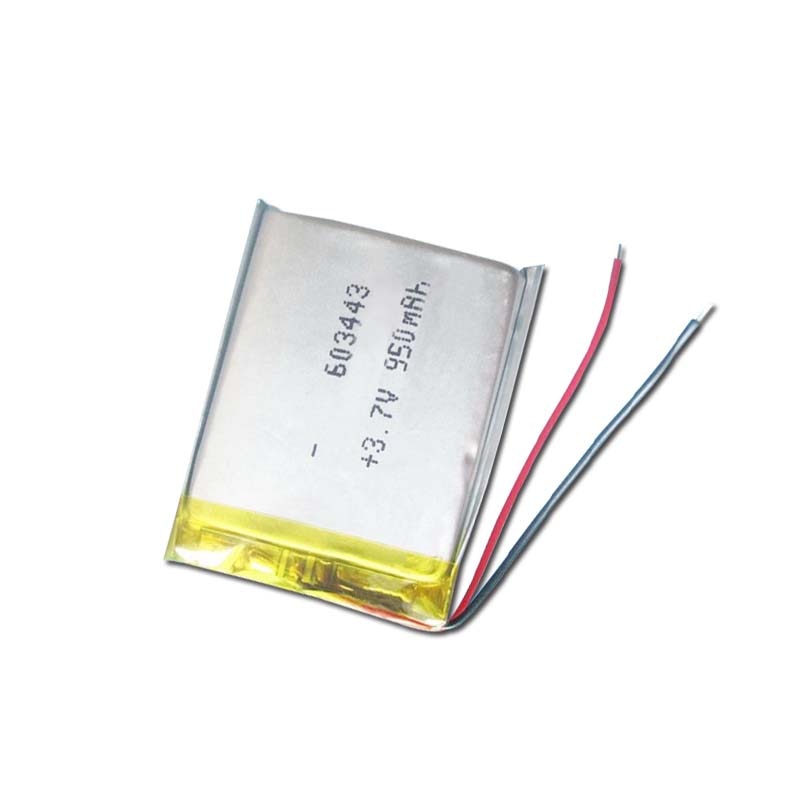 3.7V Lipo cells 603443 950mah Lithium Polymer Rechargeable Battery For MP3 MP4 GPS car recorder Bluetooth headset Toy batteries