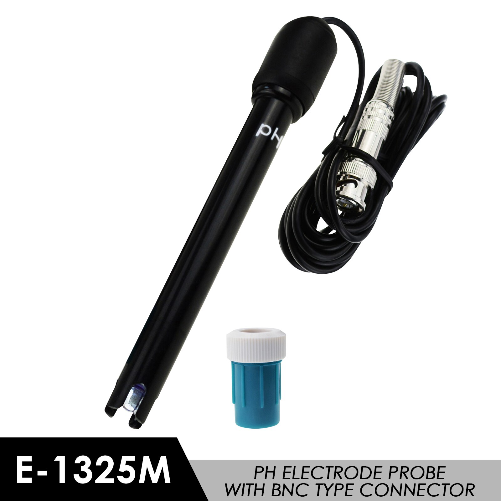 2-in-1 Combo PH &amp; Temperature Water Meter Tester w/ Replaceable Electrode Dual Display for Aquariums Hydroponics Lab: E-1325M